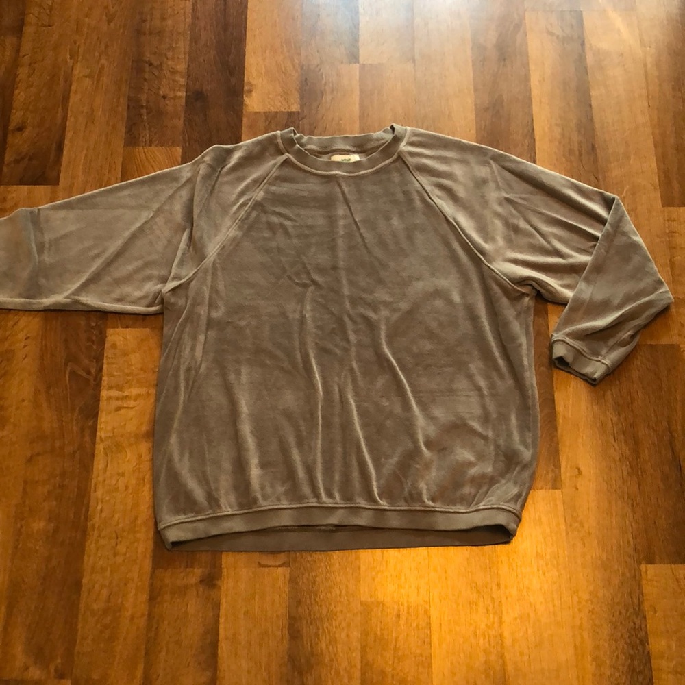 Aerie oversized velour sweatshirt